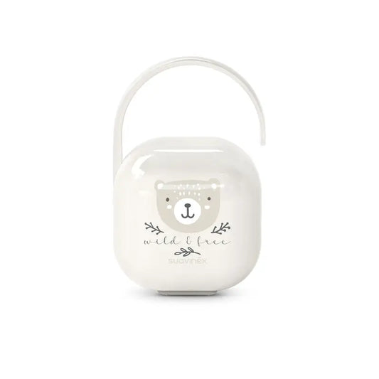 Suavinex Porta-chupetas +0 Meses Wild&Free Bege