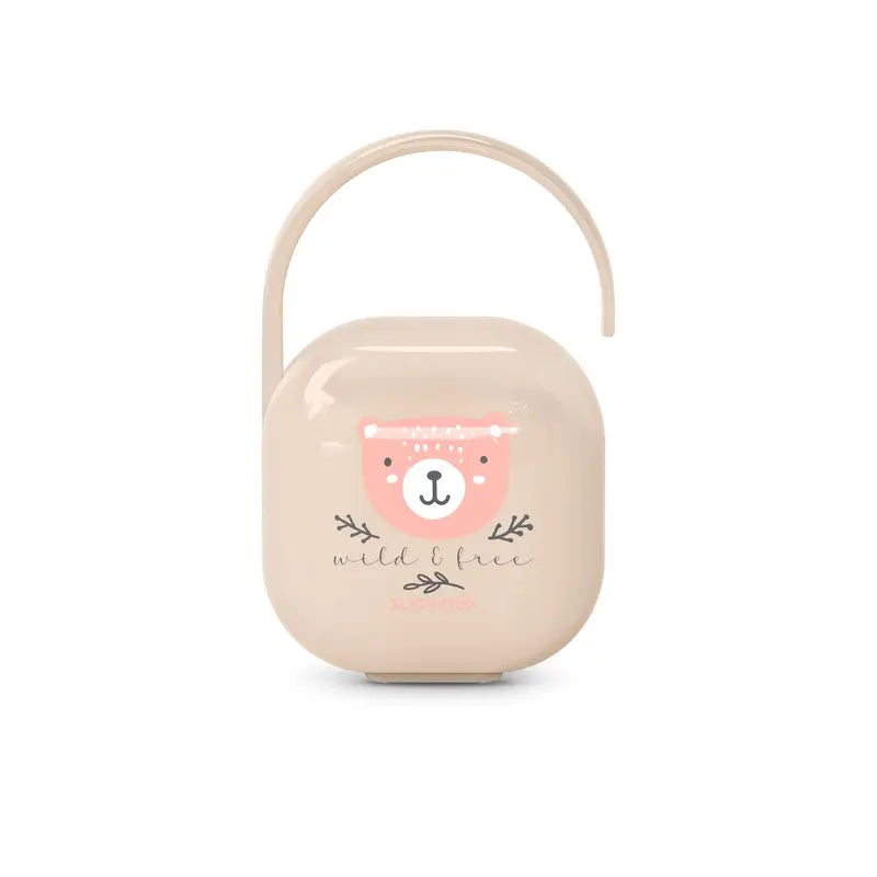 Suavinex Porta-chupetas +0 Meses Wild&Free Rosa
