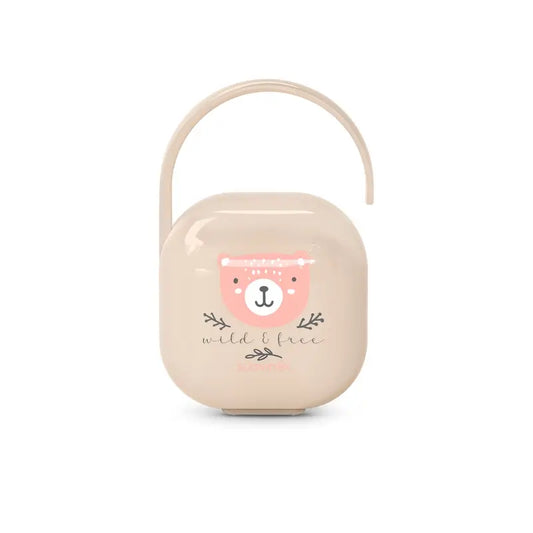 Suavinex Porta-chupetas +0 Meses Wild&Free Rosa
