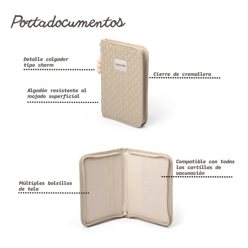 Porta-documentos Suavinex, Flores