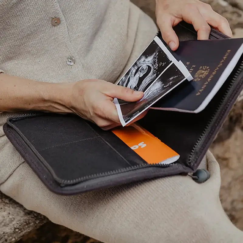 Porta-documentos Suavinex, cinzento