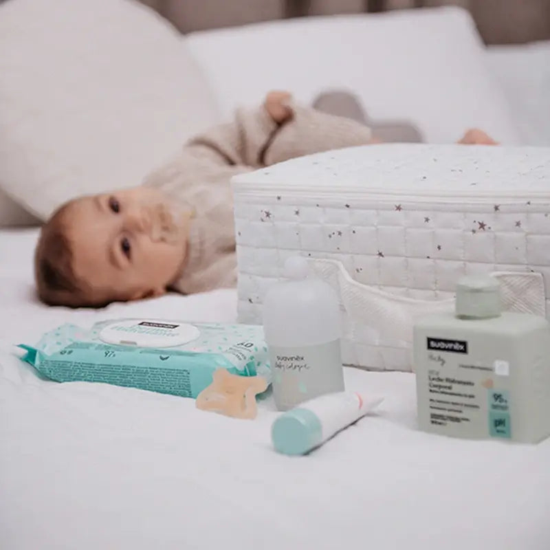 Suavinex Presente para bebé recém-nascido com mala de hospital