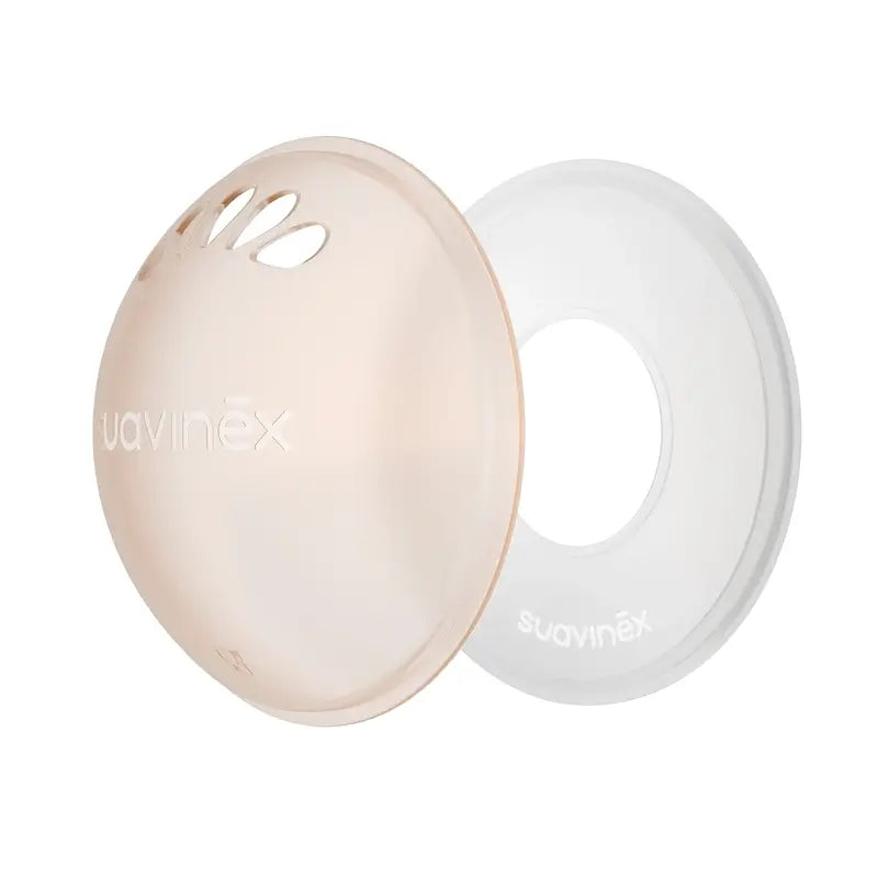 Conjunto Suavinex 2 conchas de proteção e 2 conchas de coleção