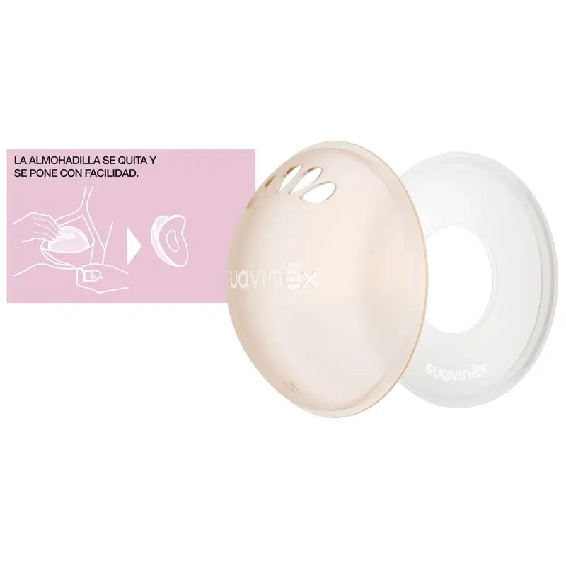 Conjunto Suavinex 2 conchas de proteção e 2 conchas de coleção