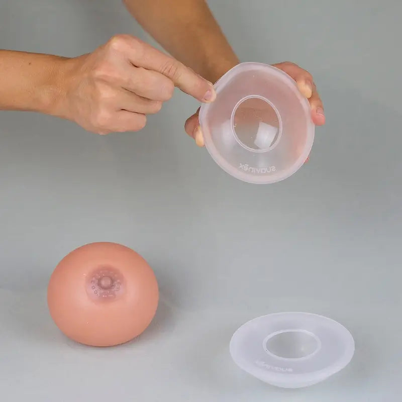 Conjunto Suavinex 2 conchas de proteção e 2 conchas de coleção