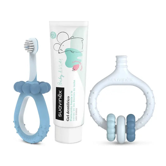 Suavinex Dental Care Starter Set +0 Meses, Azul