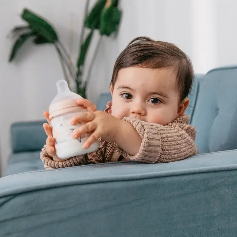 Conjunto de biberões e chupeta Suavinex Rosa +0M Passarinhos Rosa