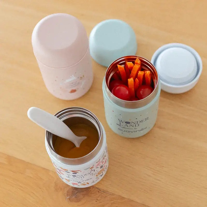 Suavinex Papillero Thermos 400 Ml, Flores do País das Maravilhas