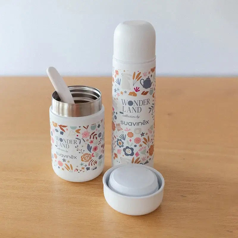 Suavinex Papillero Thermos 400 Ml, Flores do País das Maravilhas