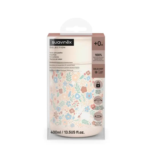 Suavinex Papillero Thermos 400 Ml, Flores do País das Maravilhas