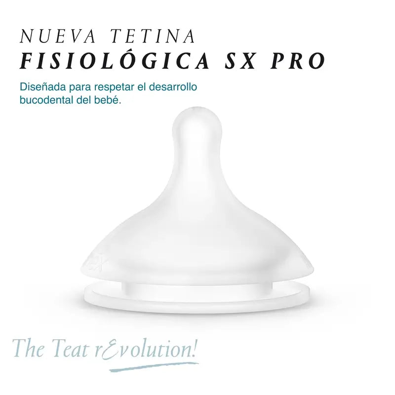 Suavinex Pack 2 Tetinas Physiological Sx Pro Silicone. Fluxo denso (L)