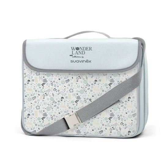 Cadeira alta portátil Suavinex +6 meses, azul