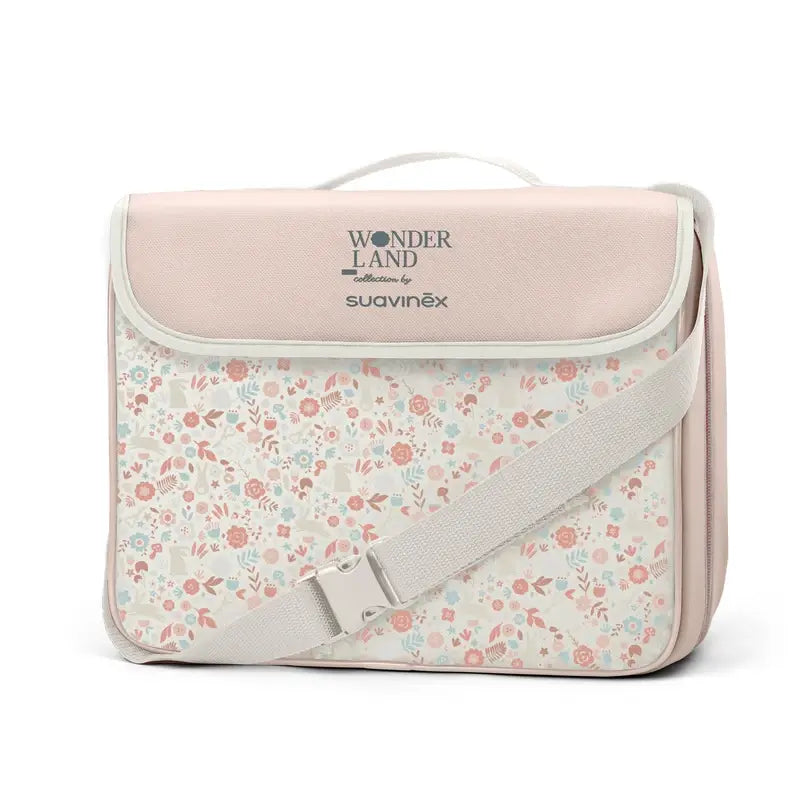 Cadeira alta portátil Suavinex +6 meses, cor-de-rosa