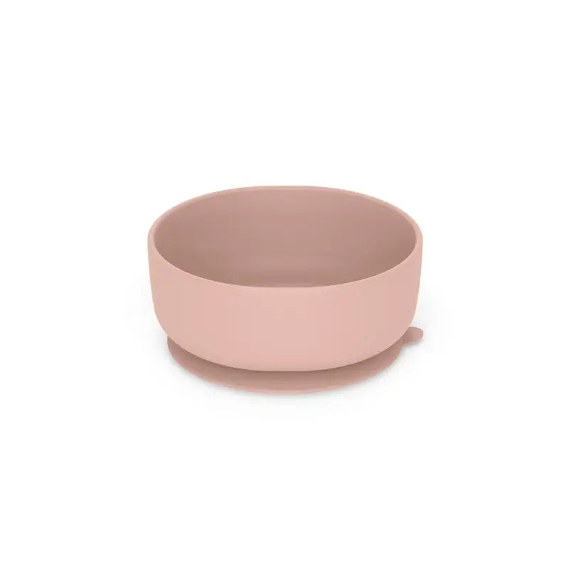 Suavinex Talheres de silicone 4 peças com ventosa, +4 meses, cor-de-rosa