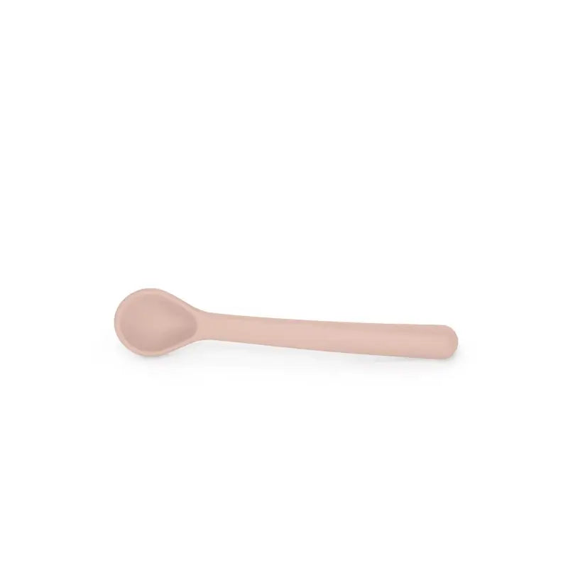 Suavinex Talheres de silicone 4 peças com ventosa, +4 meses, cor-de-rosa