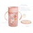 Suavinex 360 Copo de treino com pegas 340 ml, sem verter, +12 meses, cor-de-rosa