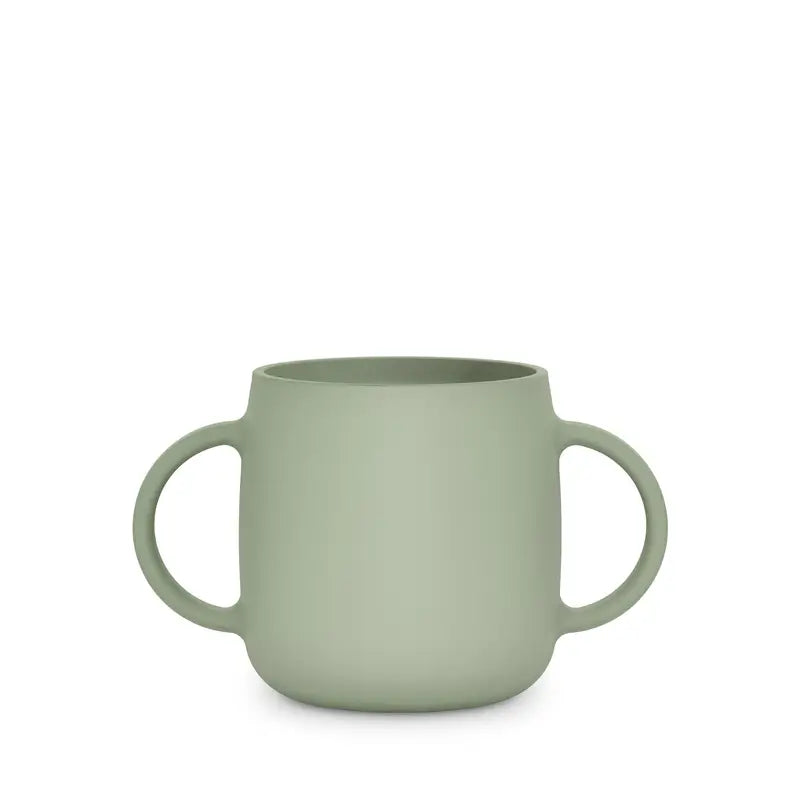 Suavinex Copo didático 3-em-1 de silicone, +6 meses, verde