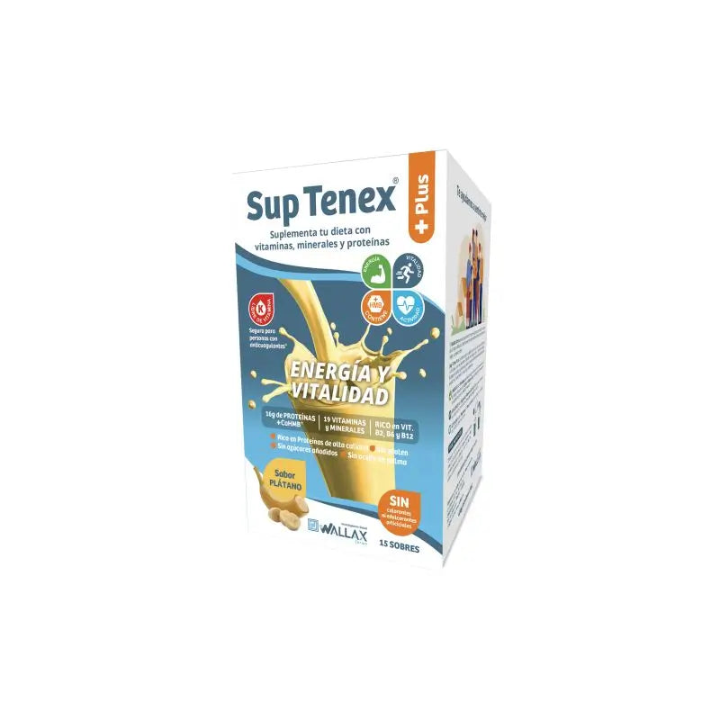 Sup Tenex Plus Banana, 32g x 15 saquetas