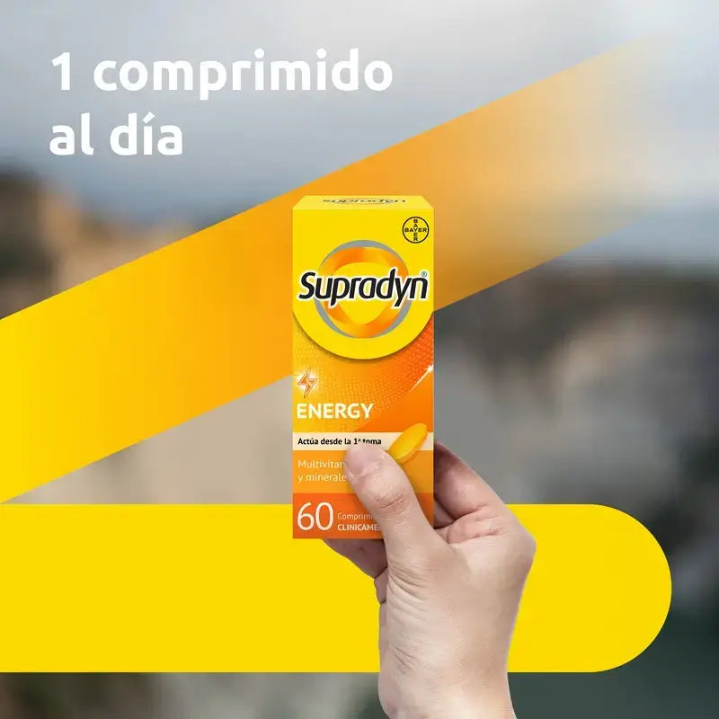 Supradyn Energy Vitaminas, Minerais, Energia e Vitalidade, 60 comprimidos