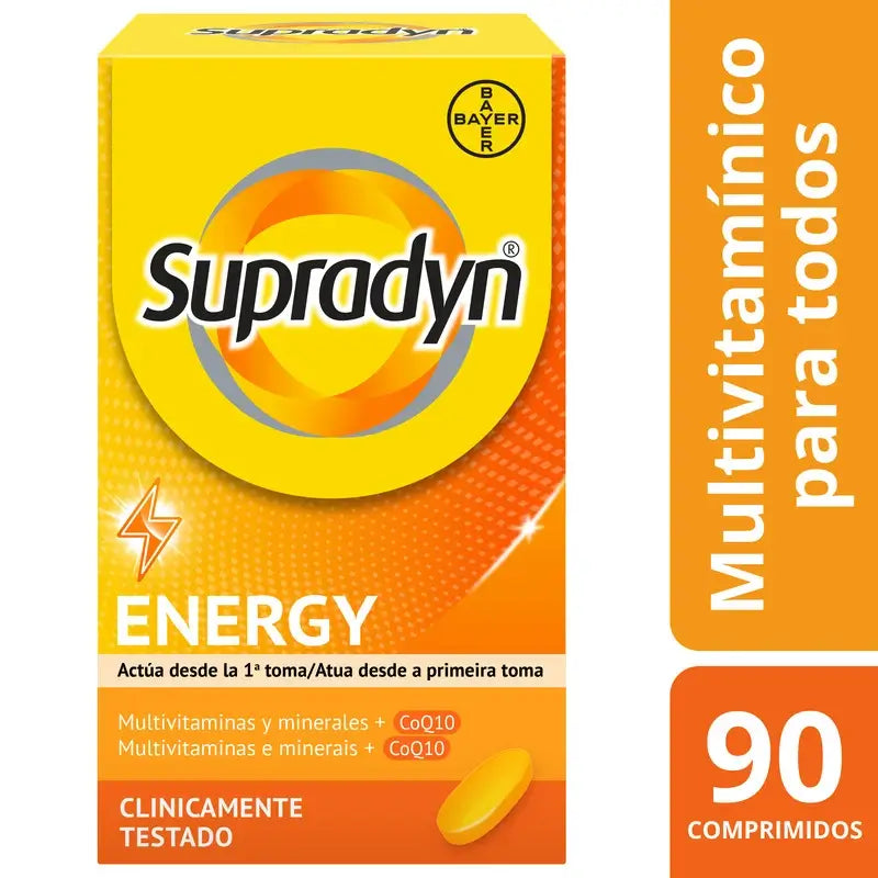 Supradyn Energy Vitaminas, Minerais e Energia, 90 Comprimidos