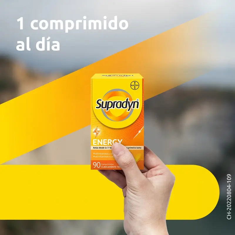 Supradyn Energy Vitaminas, Minerais e Energia, 90 Comprimidos