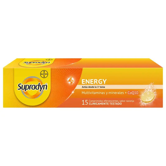 Supradyn Energy Vitaminas e Energia, 15 comprimidos efervescentes