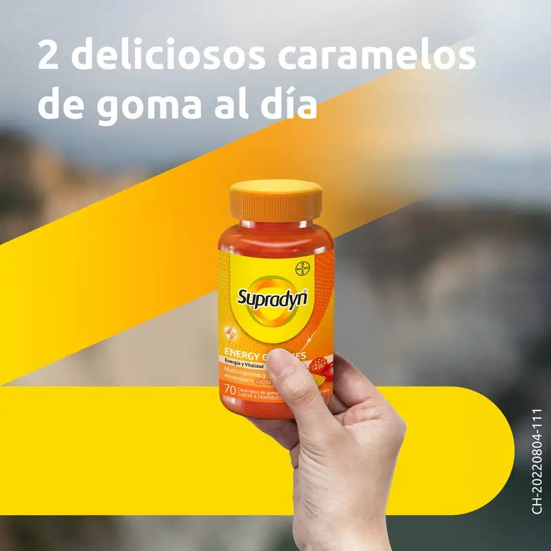 Supradyn Energy Vitamins e Energy Multivitamins, 70 Gummies