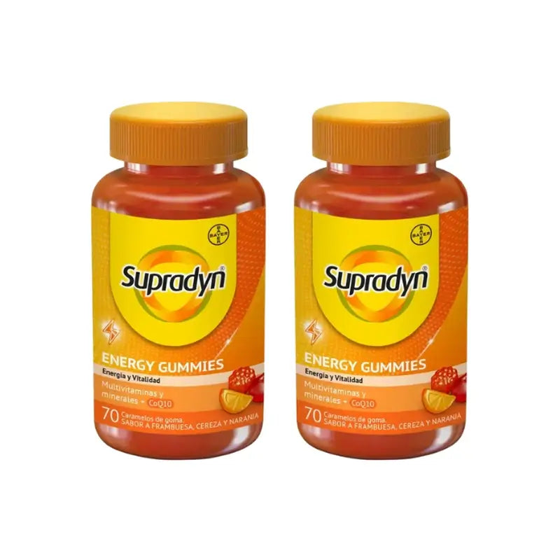Supradyn Energy Gummies Adult, 2x70 rebuçados mastigáveis