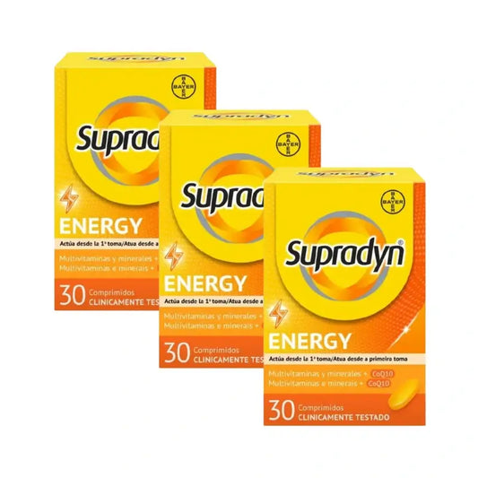 Supradyn Energy Vitaminas, Minerais e Energia Diária, 3x30 Comprimidos