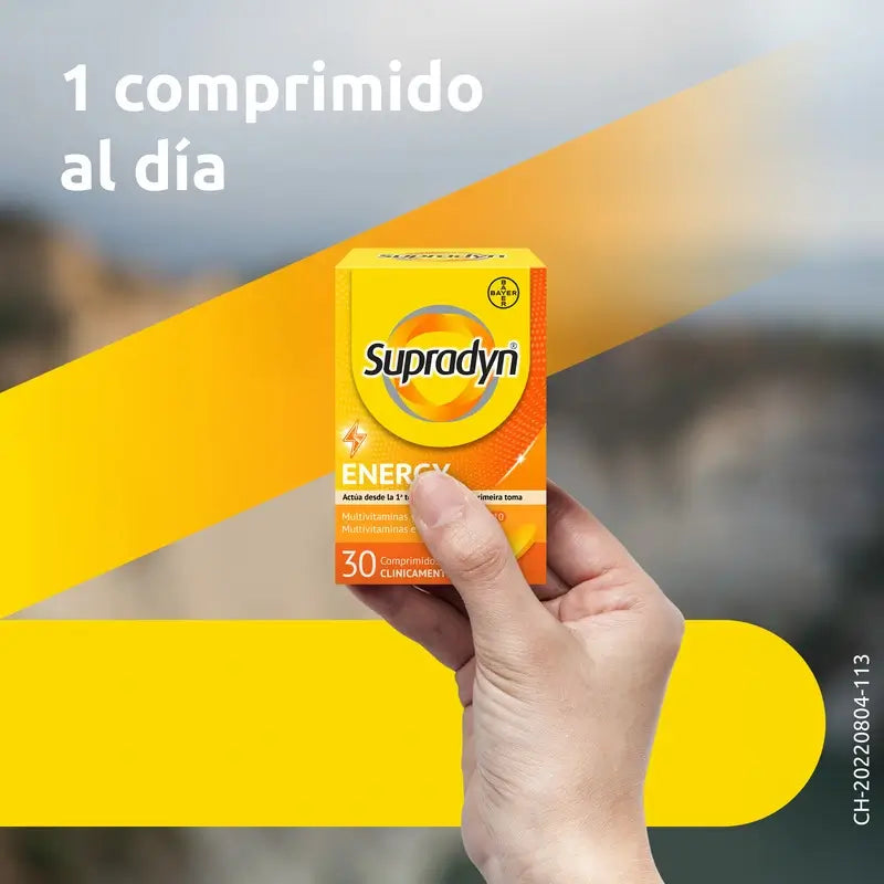 Supradyn Energy Vitaminas, Minerais e Energia Diária, 30 Comprimidos