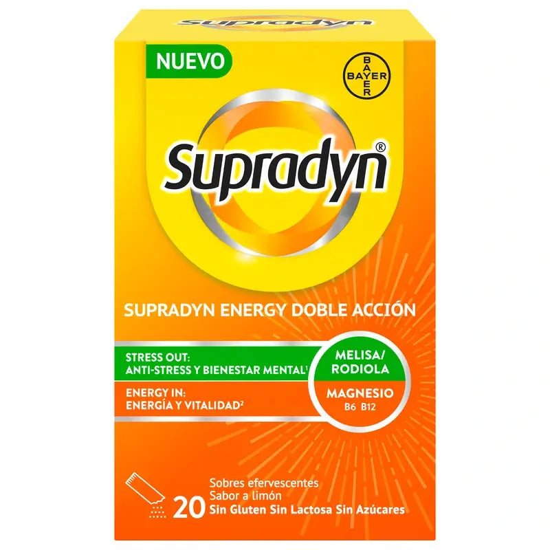 Supradyn Energy Dupla Ação, 20 Saquetas