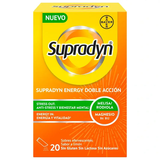 Supradyn Energy Dupla Ação, 20 Saquetas