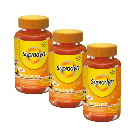 Supradyn Junior Gummies, 3X30 rebuçados mastigáveis