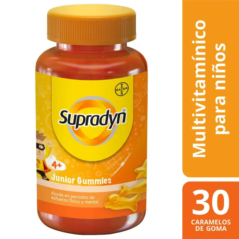Supradyn Junior Gummies Vitaminas e Energia Crianças, 30 Gummies