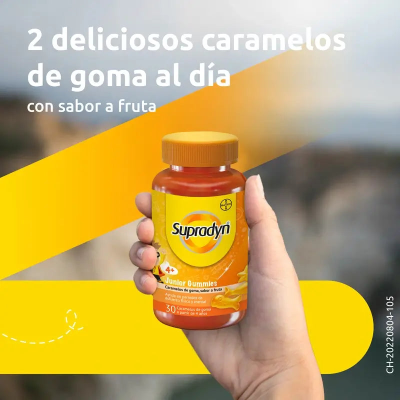 Supradyn Junior Gummies Vitaminas e Energia Crianças, 30 Gummies