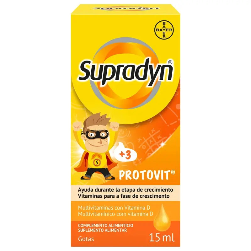 Supradyn Protovit Vitaminas e Minerais para Crianças, 15 ml
