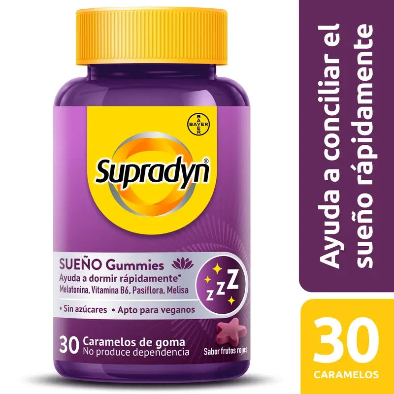 Supradyn Sleep and Serenity Gummies Melatonina e Vit. B6, 30 rebuçados