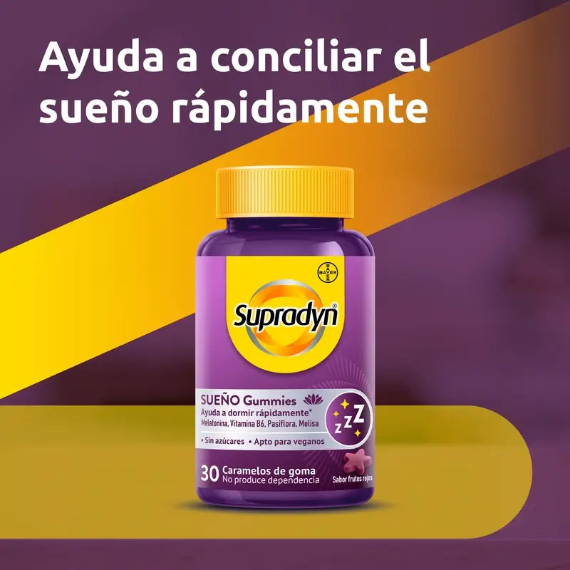 Supradyn Sleep and Serenity Gummies Melatonina e Vit. B6, 30 rebuçados