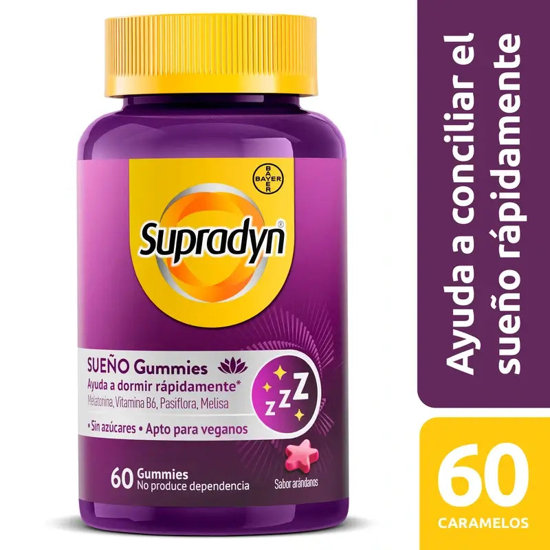 Supradyn Sleep & Serenity Gummies Melatonina e Vitamina B6 , 60 gomas