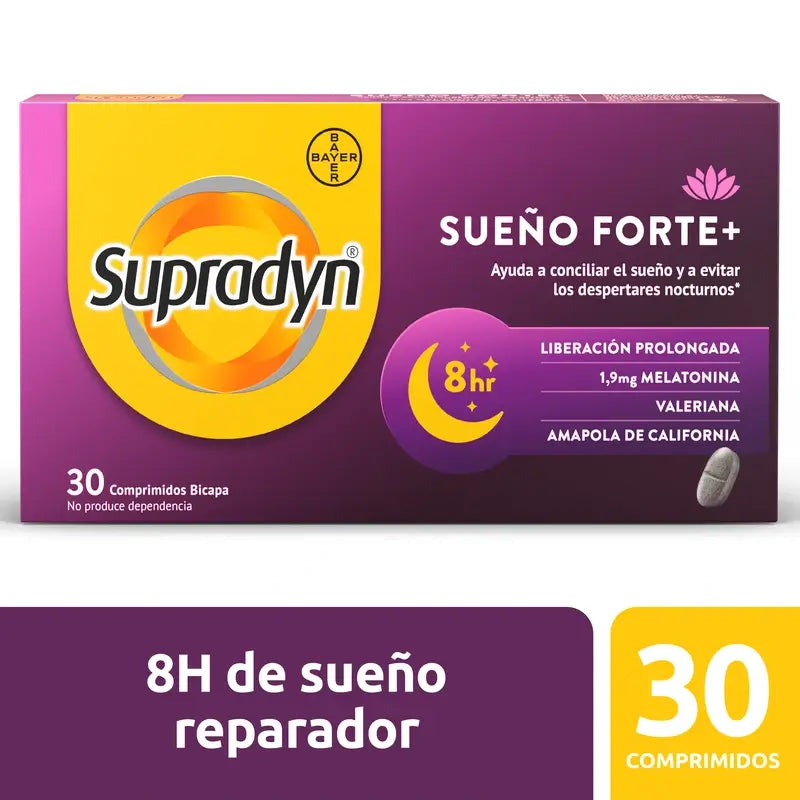 Supradyn Sleep Forte+ Reduz os despertares noturnos, 30 comprimidos