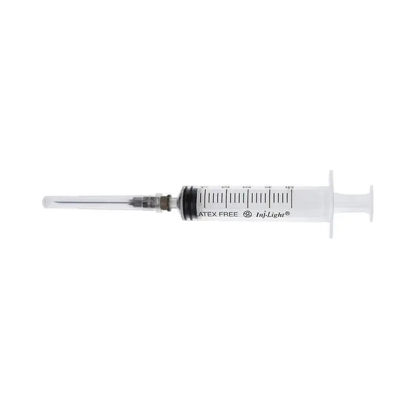 Surgicalmed Rays Seringas descartáveis 5 Ml Cone Luer central de três corpos com agulha 21G 0,8X38 Mm Inj/Light - Caixa de 100 unidades, 100 unidades