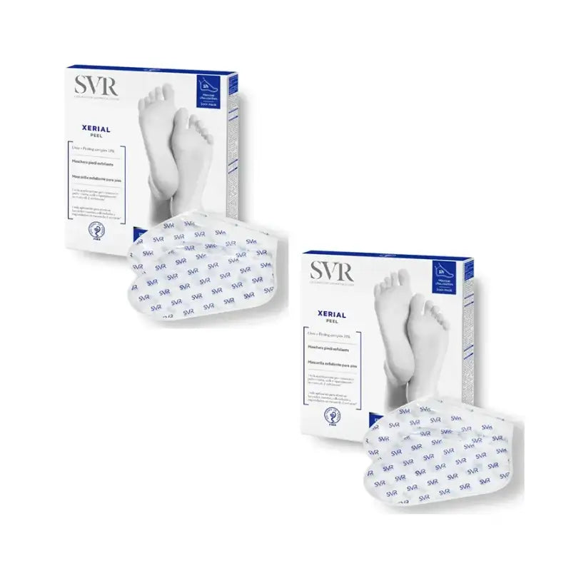 Svr Duplo Xerial Peel Masque Pieds Renovateur , X2 Unidades