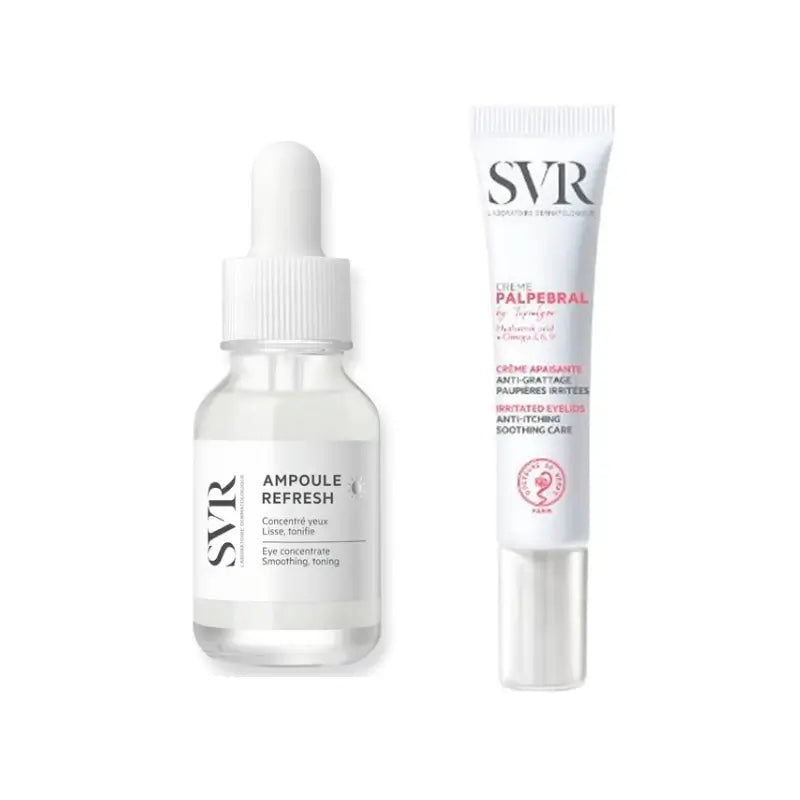 Svr Pack Refresh Ampola Contorno de Olhos 15 Ml + Topialyse Creme para as Pálpebras 15 Ml