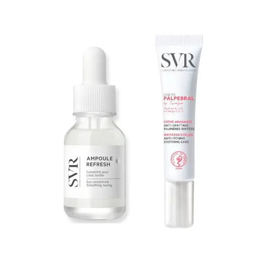 Svr Pack Refresh Ampola Contorno de Olhos 15 Ml + Topialyse Creme para as Pálpebras 15 Ml