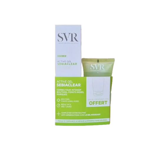 Svr Pack Sebiaclear Gel Ativo 40Ml + Mousse Gel 55Ml