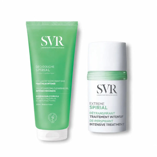 Svr Pack Spirial Gel Duche Desodorizante 200 Ml + Spirial Extreme Desodorizante 20 Ml