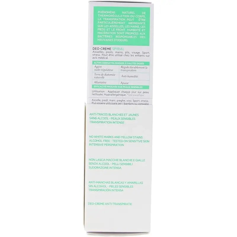 SVR Spirial Duo Deo-Creme Anti-Transpirante 48h, 2x50 ml