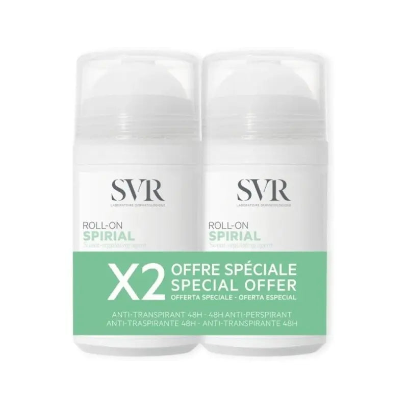 SVR Spirial Duo Roll On, 50 ml x 2 unidades
