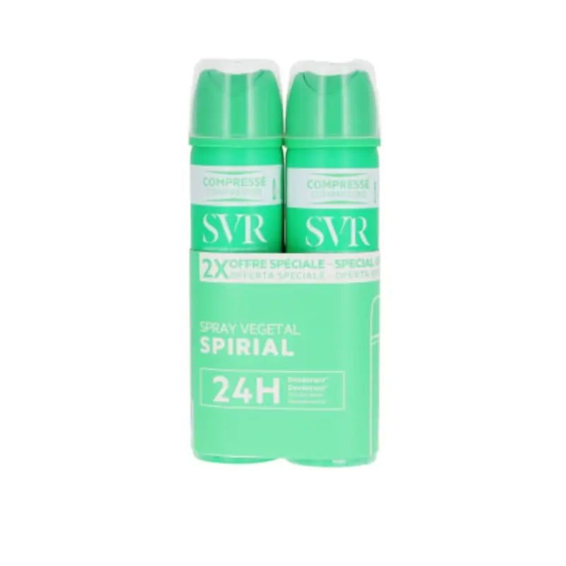 SVR Spirial Spirial Duplo Spray Vegetal, 2 x 75 ml