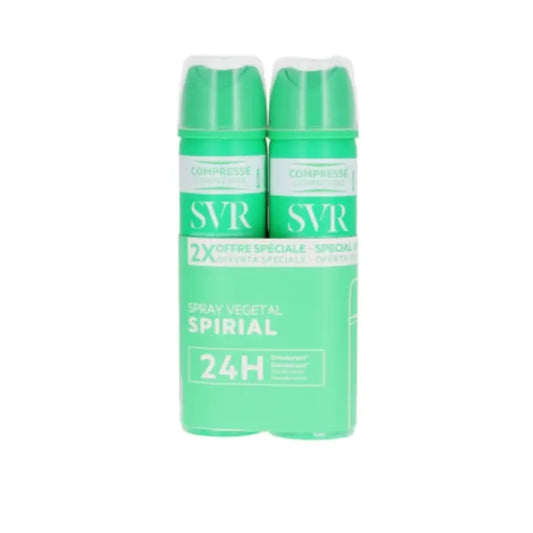 SVR Spirial Spirial Duplo Spray Vegetal, 2 x 75 ml